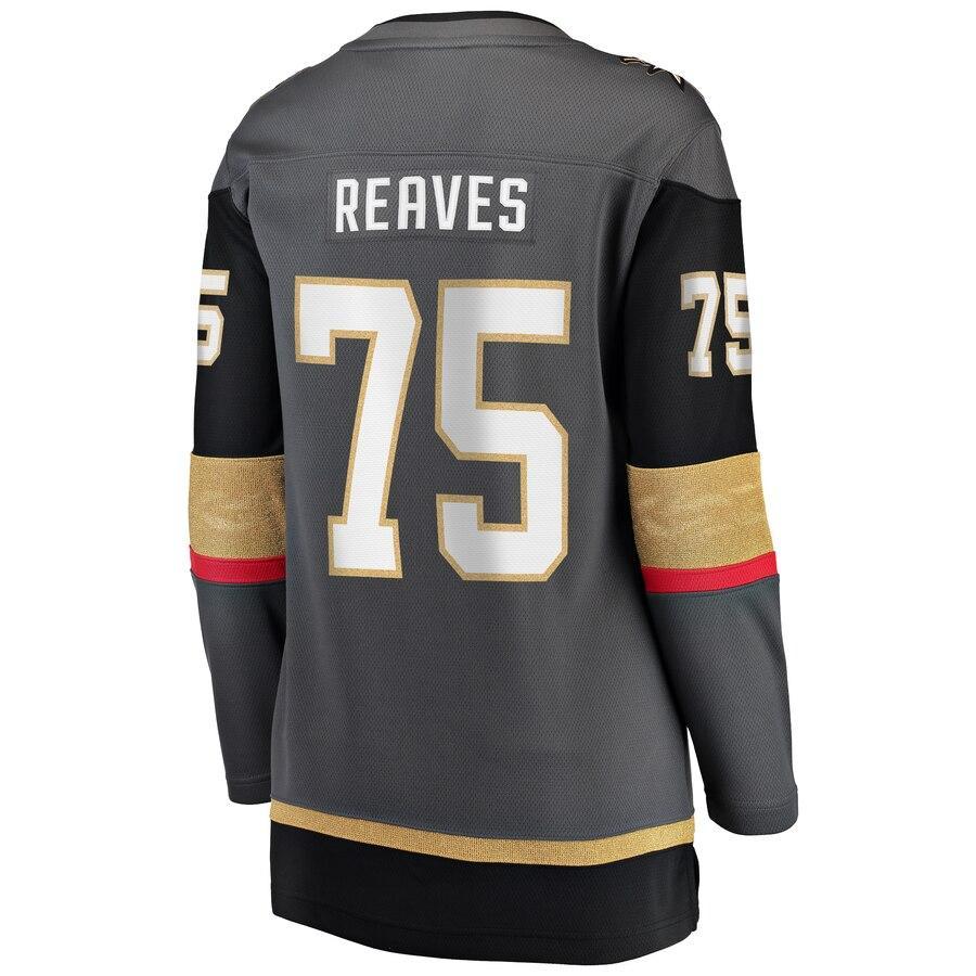 Ryan Reaves Vegas Golden Knights Branded Women's Home Breakaway Player Jersey – Black