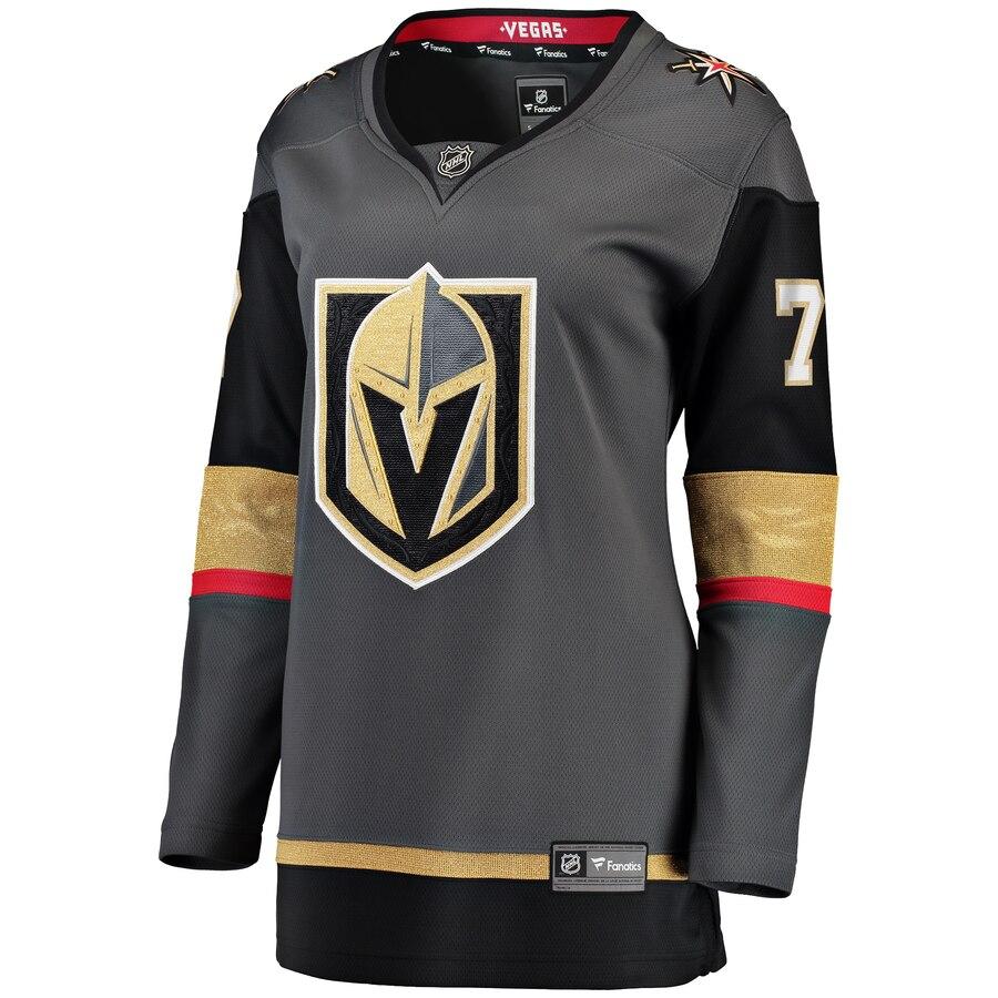 Valentin Zykov 7 Vegas Golden Knights Women's Black Home Breakaway Player Jersey