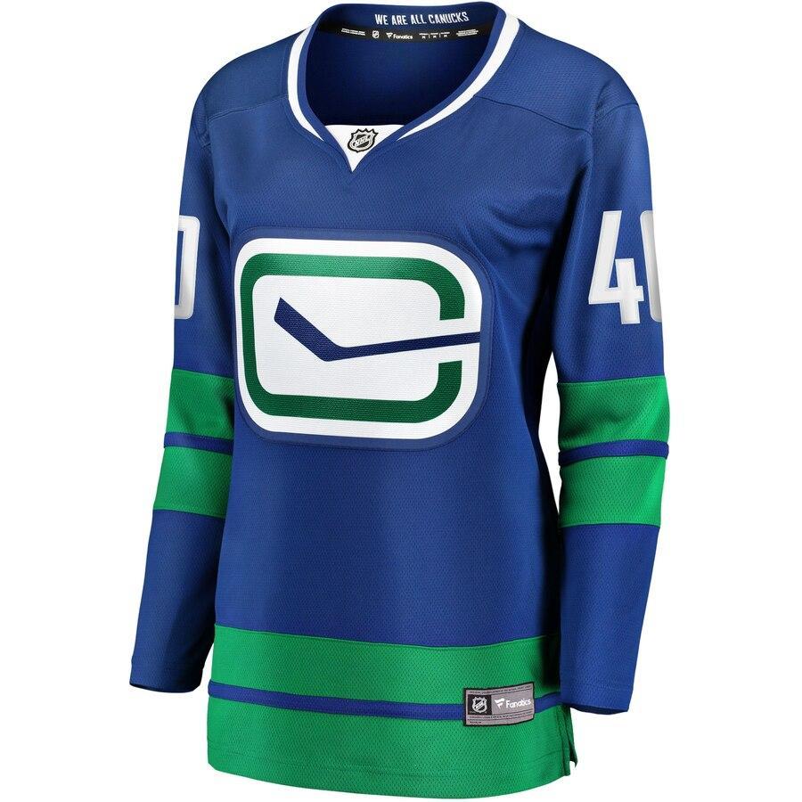 Elias Pettersson Vancouver Canucks Branded Women's 2019/20 Alternate Premier Breakaway Player Jersey - Royal