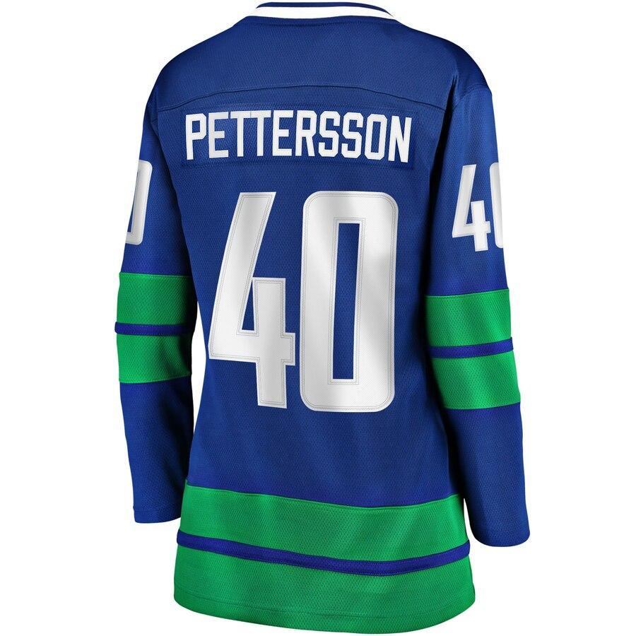 Elias Pettersson Vancouver Canucks Branded Women's 2019/20 Alternate Premier Breakaway Player Jersey - Royal