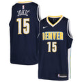 Nikola Jokic Denver Nuggets Youth Swingman Jersey - Navy - Icon Edition