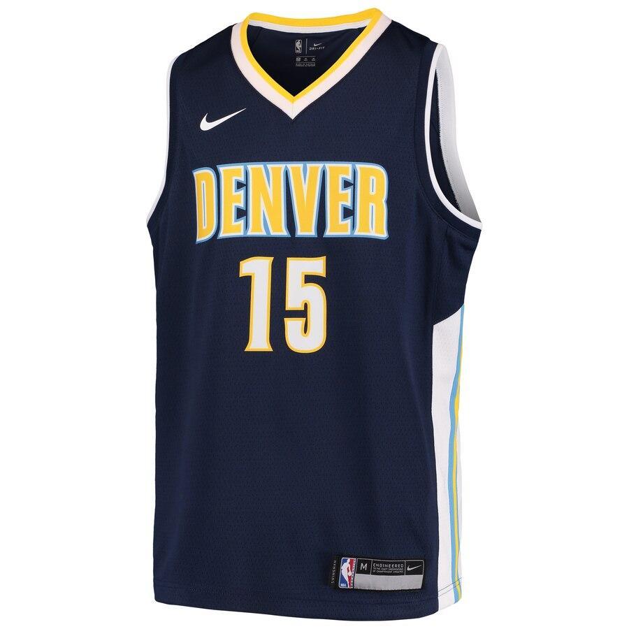 Nikola Jokic Denver Nuggets Youth Swingman Jersey - Navy - Icon Edition