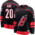 Sebastian Aho Carolina Hurricanes Branded Alternate Premier Breakaway Player Jersey – Black