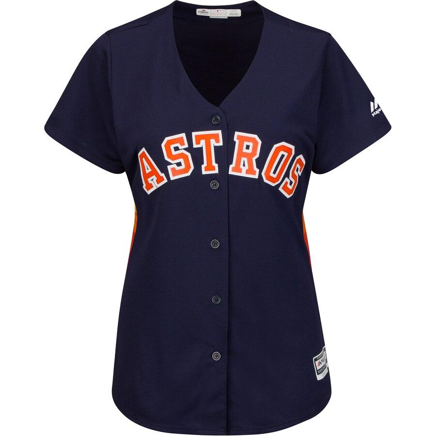 Alex Bregman Houston Astros Women's Navy Alternate Cool Base Player Jersey