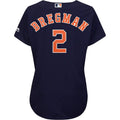 Alex Bregman Houston Astros Women's Navy Alternate Cool Base Player Jersey