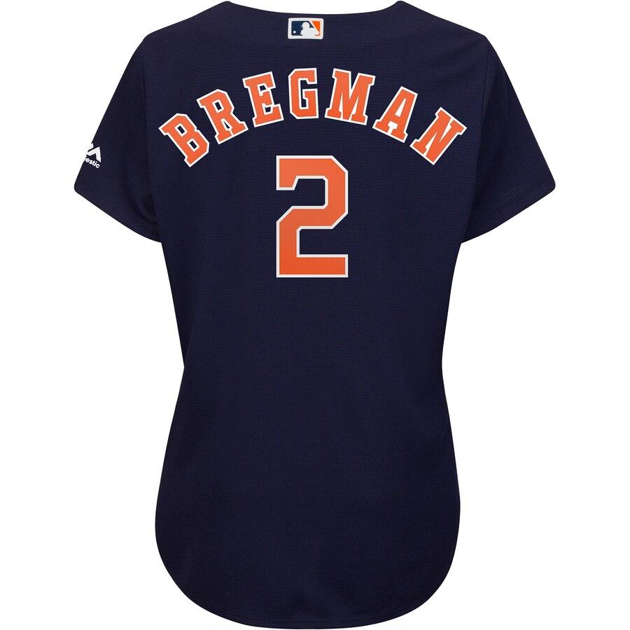 Alex Bregman Houston Astros Women's Navy Alternate Cool Base Player Jersey