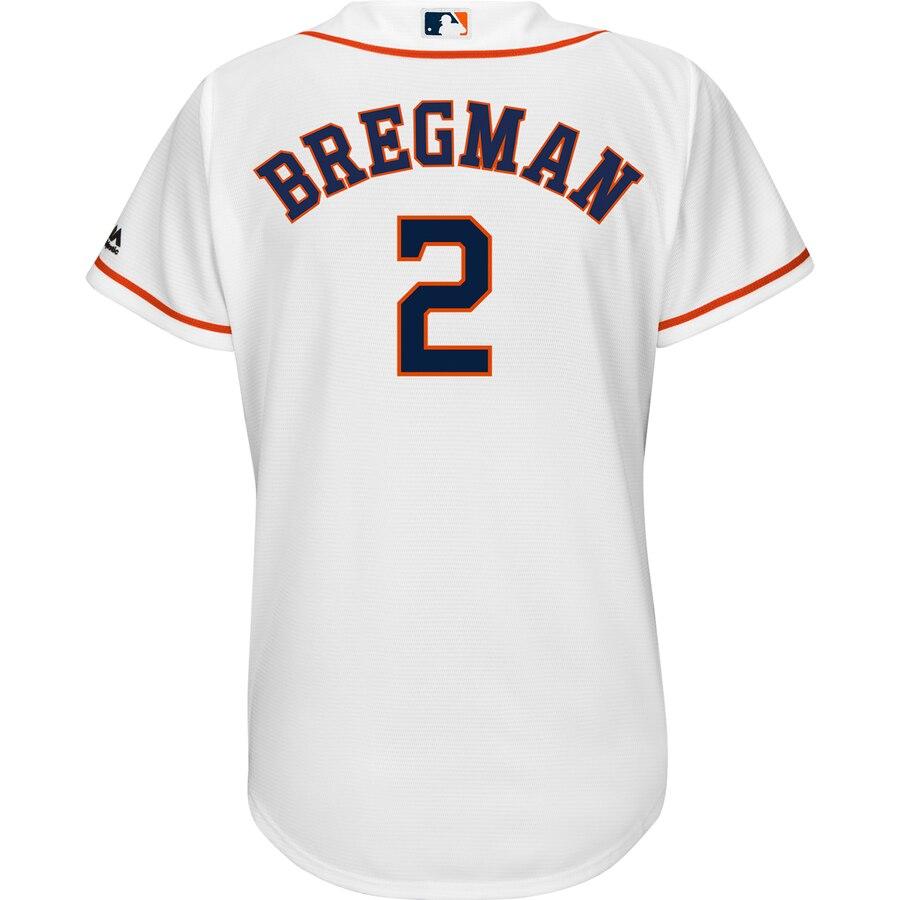Alex Bregman 2 Houston Astros Women's White Home Cool Base Player Jersey
