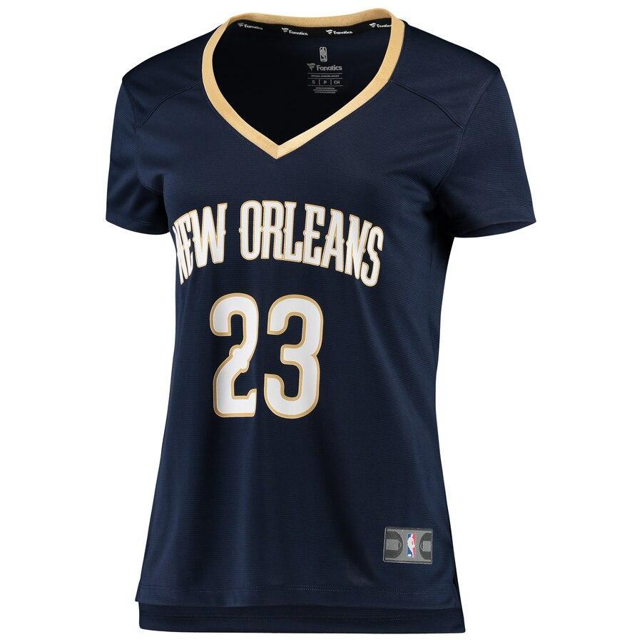 Anthony Davis New Orleans Pelicans Women's Fast Break Replica Jersey - Icon Edition – Navy