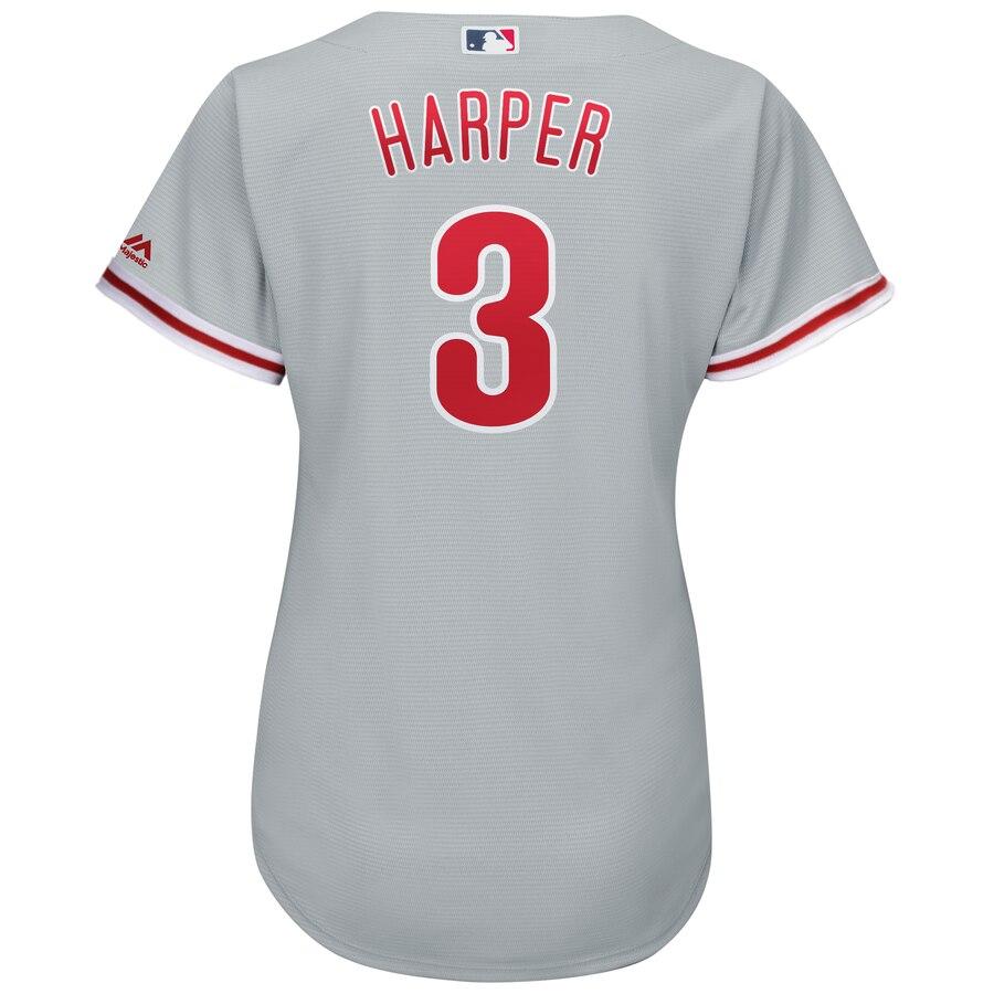 Bryce Harper Philadelphia Phillies Women's Away Official Cool Base Player Jersey