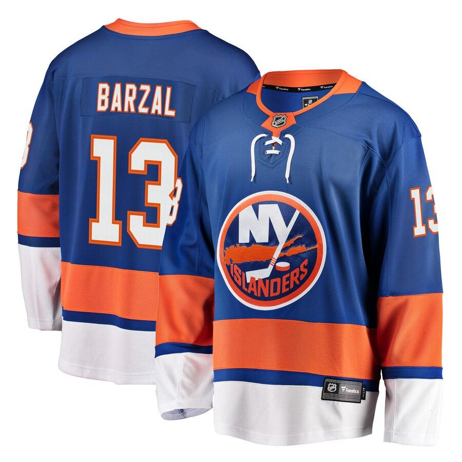 Mathew Barzal 13 New York Islanders Youth Royal Home Replica Player Jersey