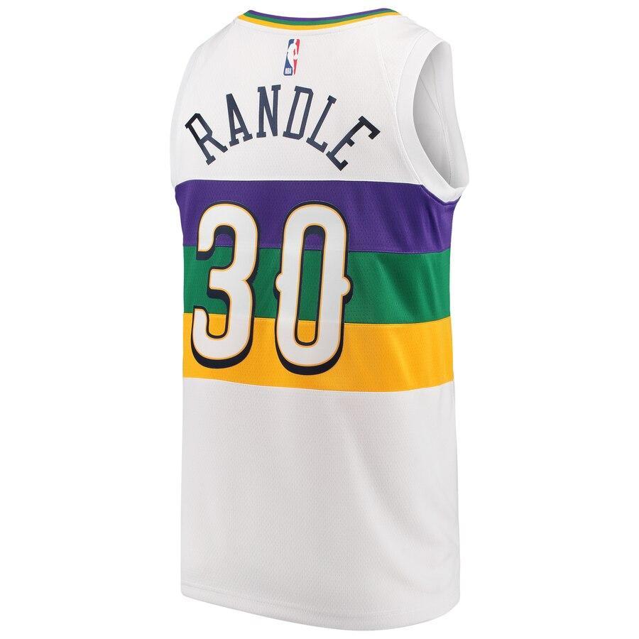 Julius Randle New Orleans Pelicans City Edition Swingman Jersey – White