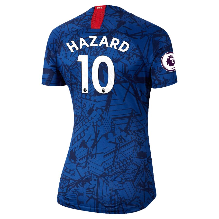 Eden Hazard Women's 2019 Home Breathe Stadium Replica Jersey – Blue