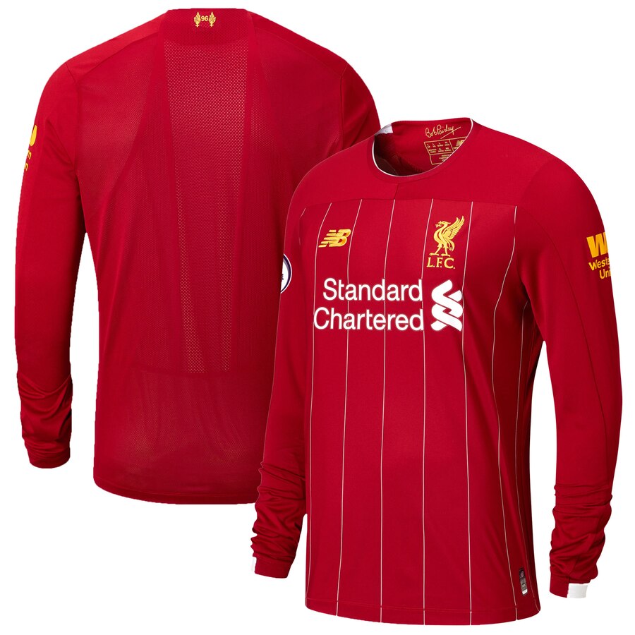 New Balance Youth 2019/20 Home Replica Long Sleeve Jersey – Red
