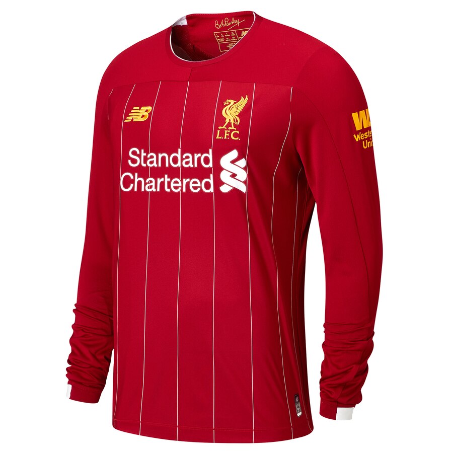 New Balance Youth 2019/20 Home Replica Long Sleeve Jersey – Red