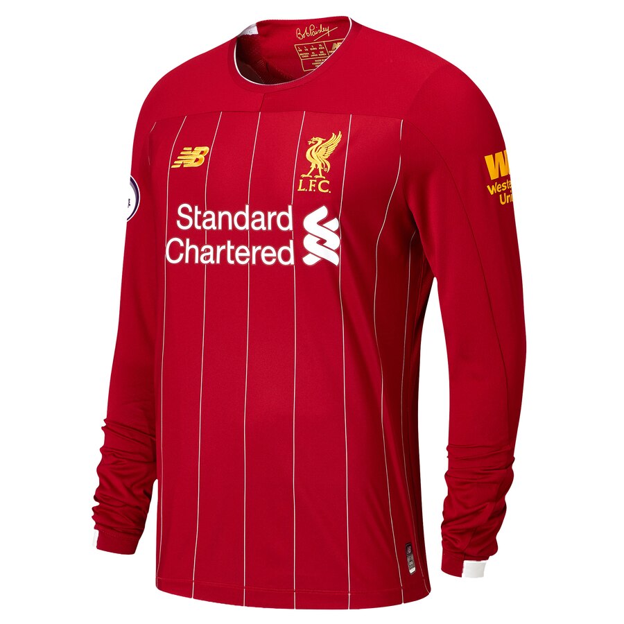 Roberto Firmino New Balance 2019/20 Home Replica Player Long Sleeve Jersey – Red