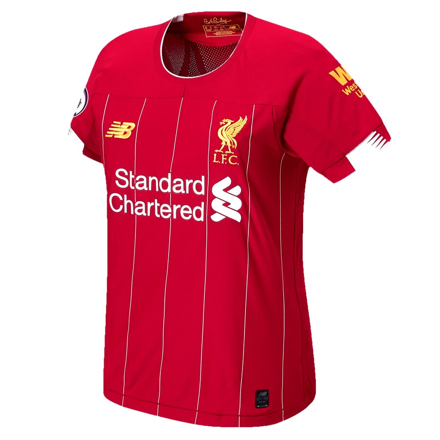 Virgil Van Dijk New Balance Women's 2019/20 Home Replica Player Stadium Jersey – Red