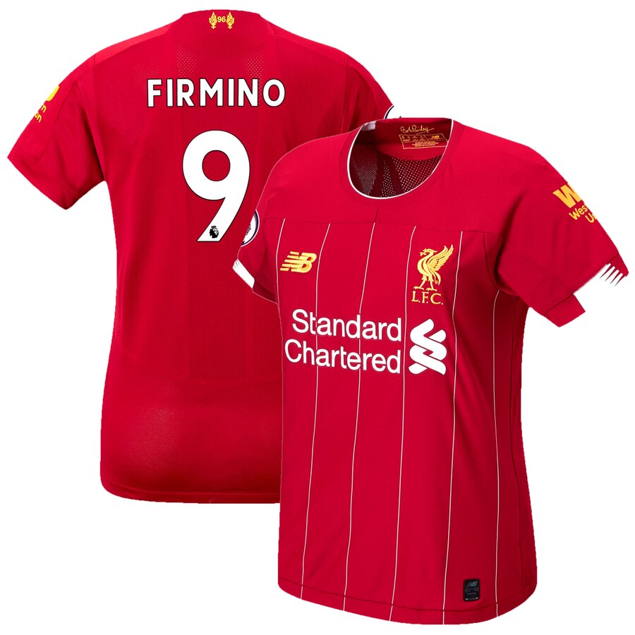 Roberto Firmino New Balance Women's 2019/20 Home Replica Player Stadium Jersey – Red