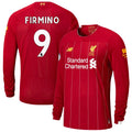 Roberto Firmino New Balance Youth 2019/20 Home Replica Player Long Sleeve Jersey – Red