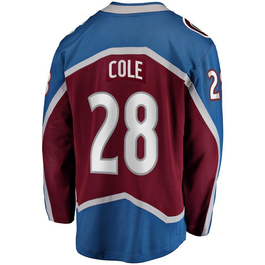 Ian Cole Colorado Avalanche Branded Home Breakaway Player Jersey – Maroon