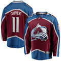 Matt Calvert Colorado Avalanche Branded Home Breakaway Player Jersey – Maroon