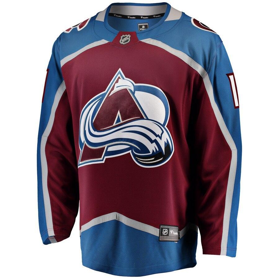 Matt Calvert Colorado Avalanche Branded Home Breakaway Player Jersey – Maroon