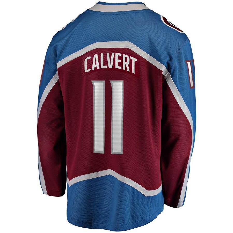Matt Calvert Colorado Avalanche Branded Home Breakaway Player Jersey – Maroon