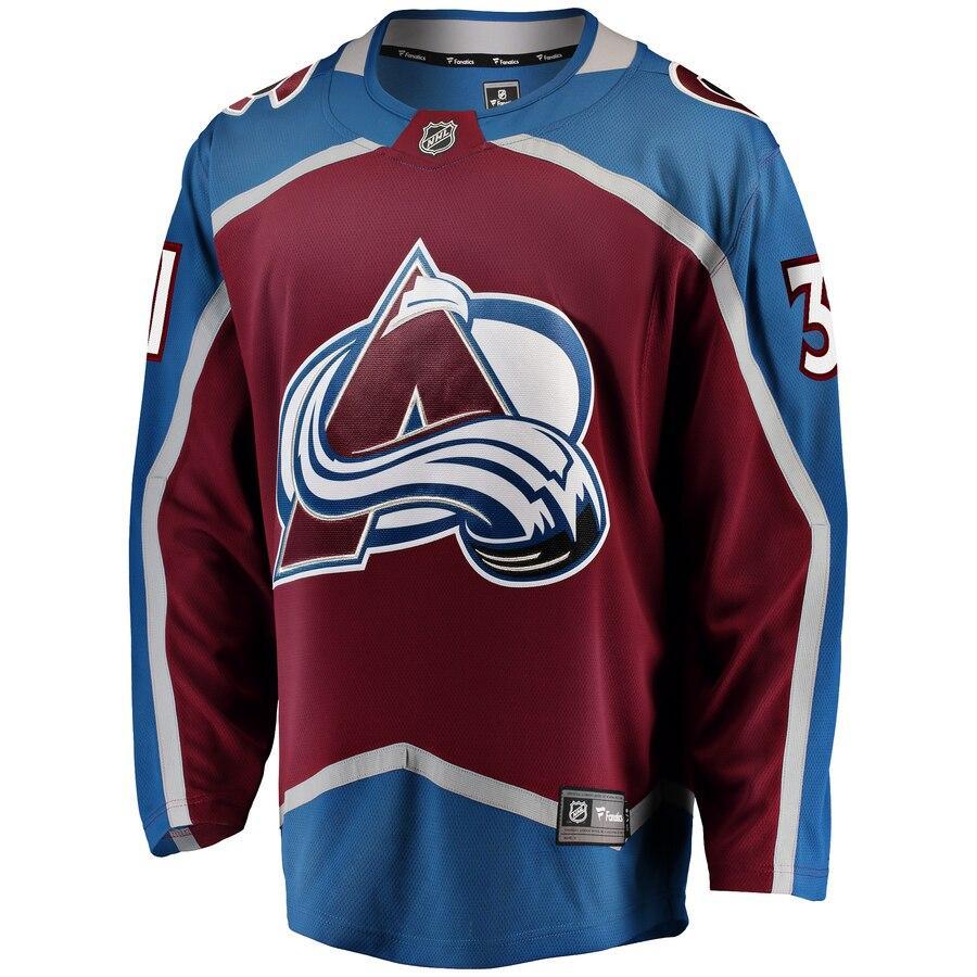 Philipp Grubauer Colorado Avalanche Branded Home Breakaway Player Jersey – Maroon