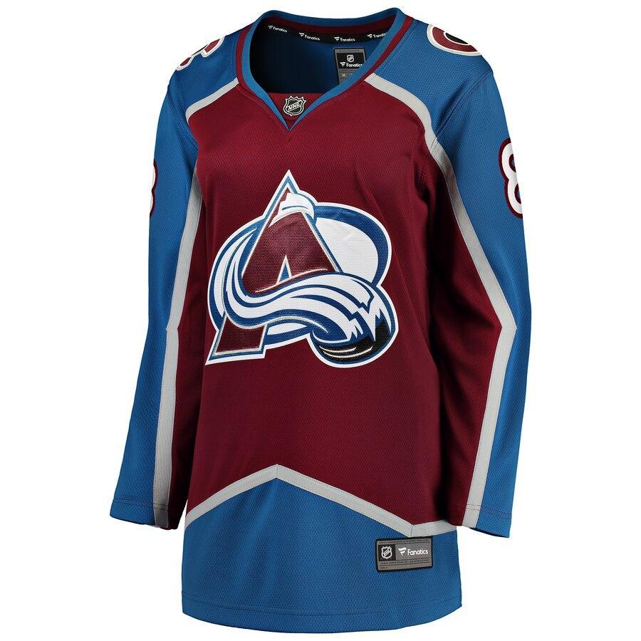 Cale Makar Colorado Avalanche Branded Women's Home Breakaway Player Jersey – Maroon