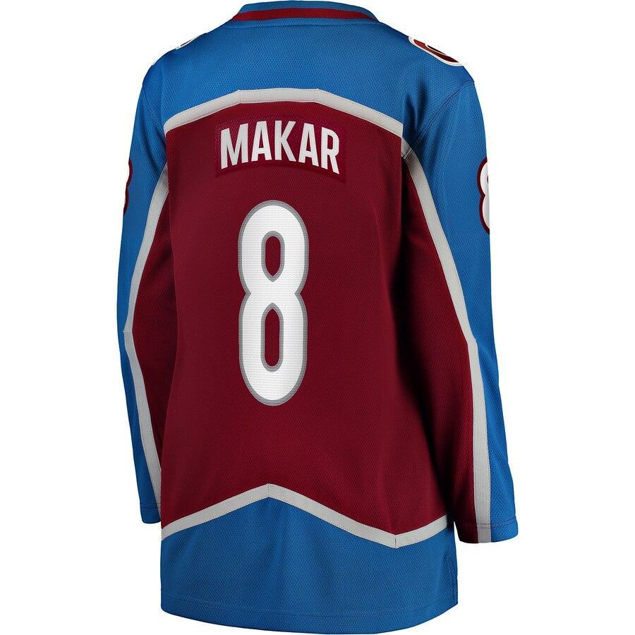 Cale Makar Colorado Avalanche Branded Women's Home Breakaway Player Jersey – Maroon