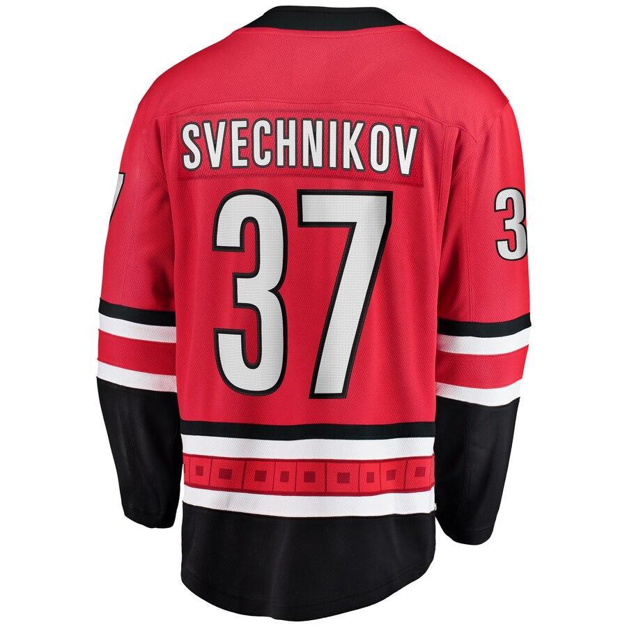 Andrei Svechnikov Carolina Hurricanes Branded Home Breakaway Player Jersey – Red