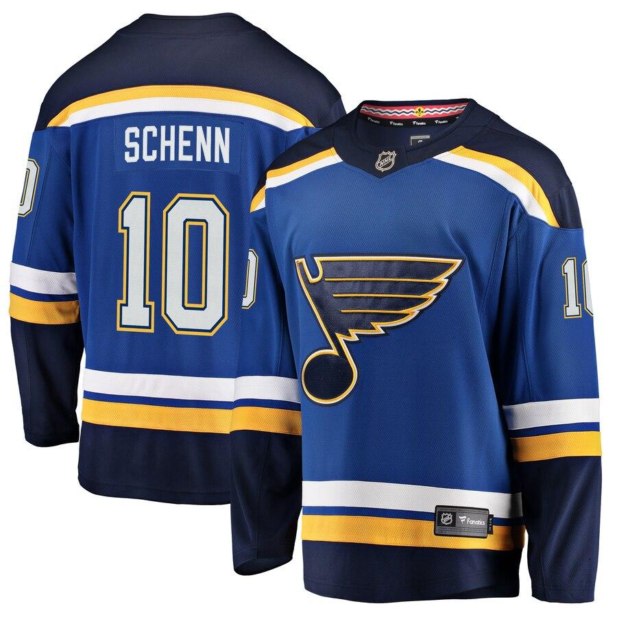 Brayden Schenn 10 St. Louis Blues Youth Blue Breakaway Player Jersey