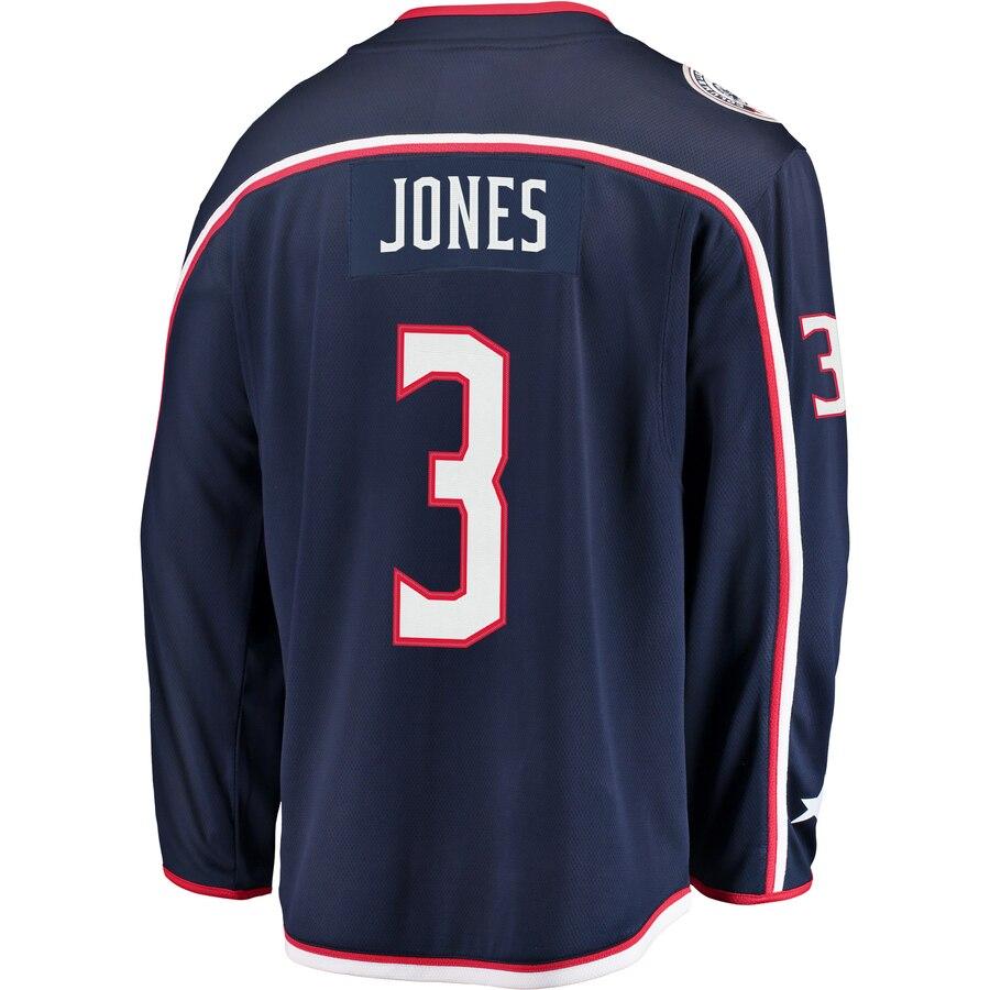 Seth Jones 3 Columbus Blue Jackets Youth Navy Breakaway Player Jersey