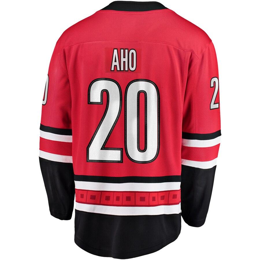 Sebastian Aho 20 Carolina Hurricanes Youth Red Breakaway Player Jersey