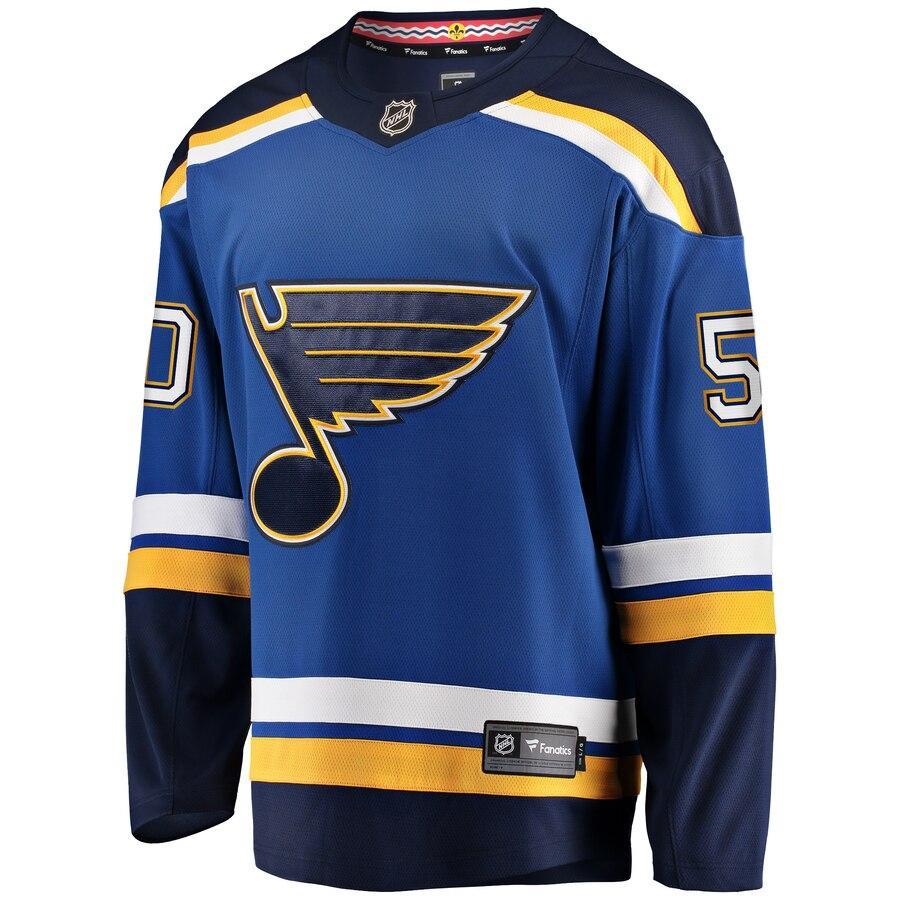 Binnington St. Louis Blues Branded Youth Breakaway Home Jersey – Blue