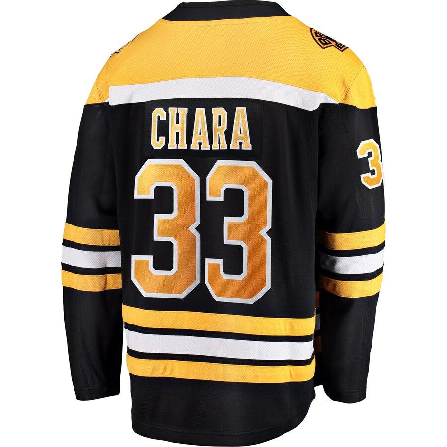 Zdeno Chara 33 Boston Bruins Youth Black Breakaway Home Jersey