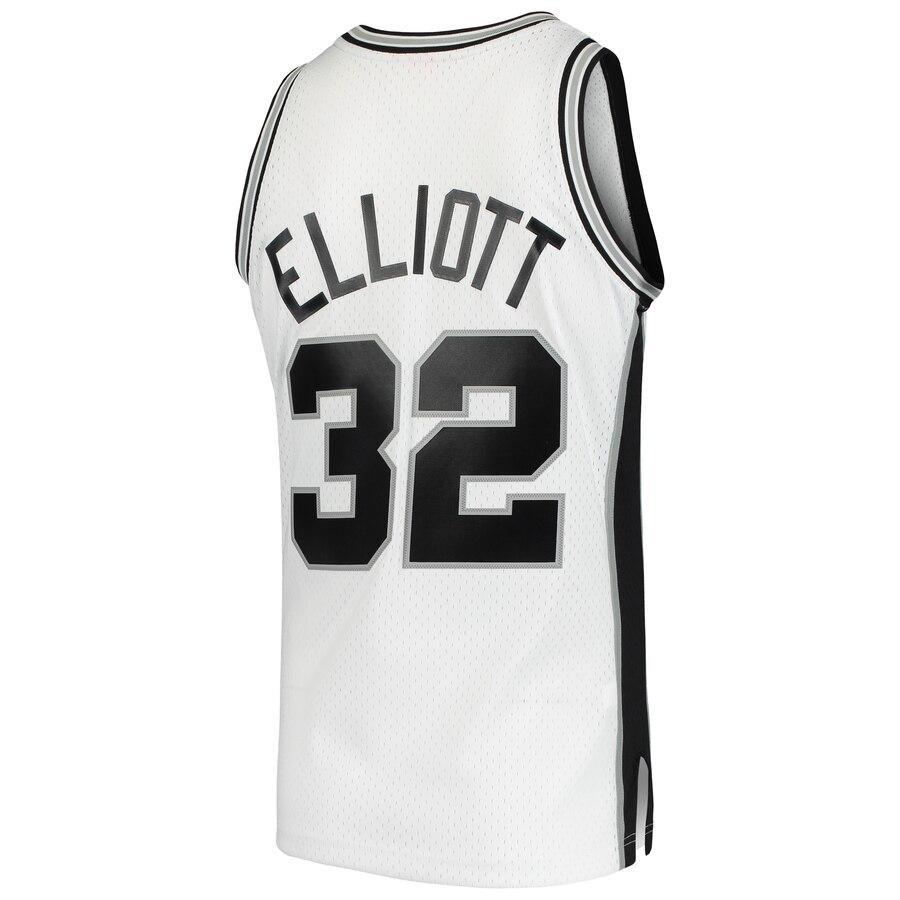 Sean Elliott San Antonio Spurs 1998-99 Hardwood Classics Swingman Jersey – White