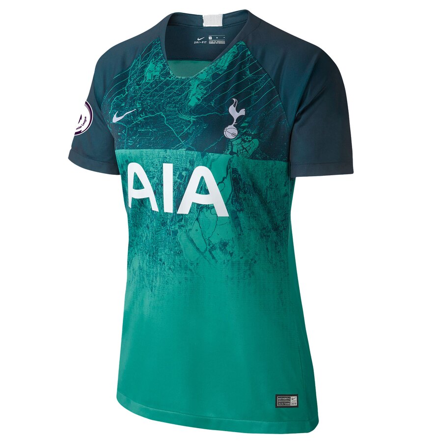 Christian Eriksen Women's 2018/19 Stadium Replica Third Player Jersey – Teal