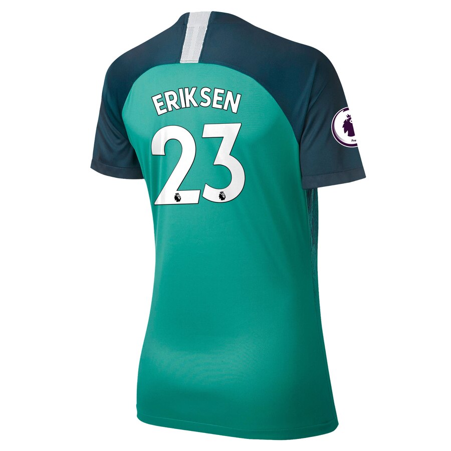 Christian Eriksen Women's 2018/19 Stadium Replica Third Player Jersey – Teal