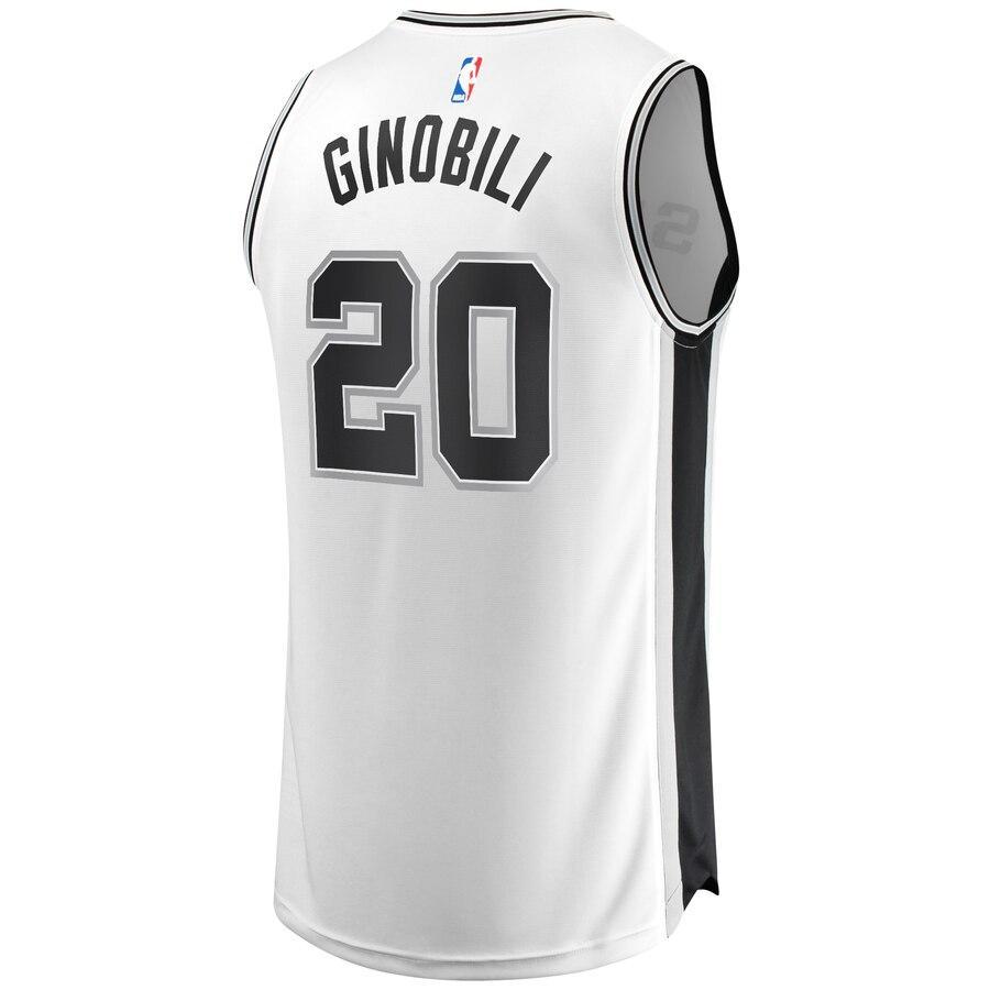 Manu Ginobili San Antonio Spurs Fast Break Replica Jersey - Association Edition