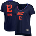 Steven Adams Oklahoma City Thunder Women's Fast Break Replica Jersey - Statement Edition – Navy
