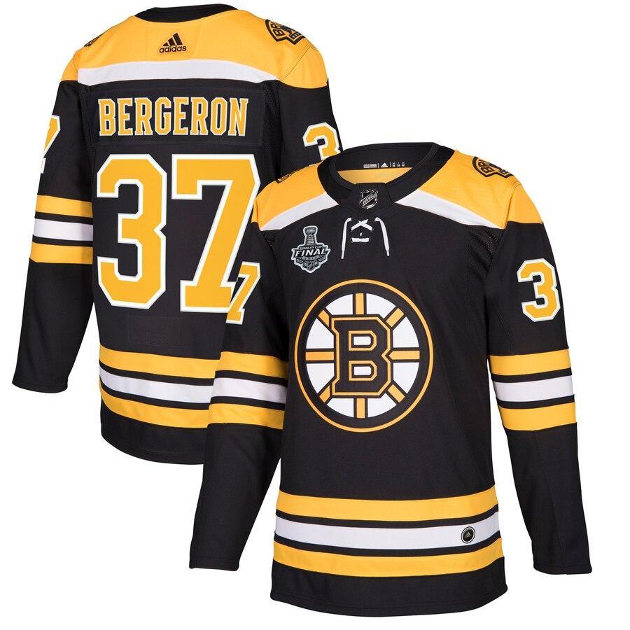 Patrice Bergeron Boston Bruins 2019 Stanley Cup Final Bound Home Player Jersey – Black