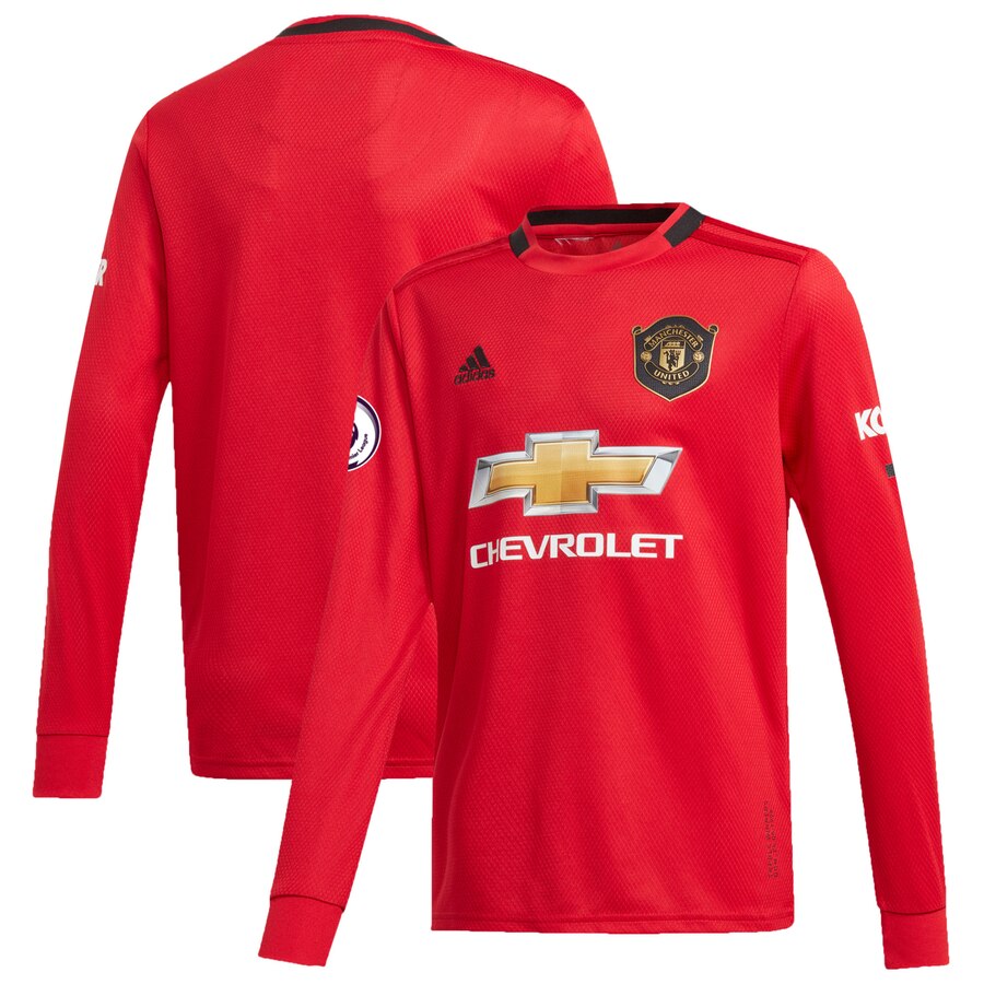 Youth 2019/20 Home Replica Long Sleeve Jersey – Red