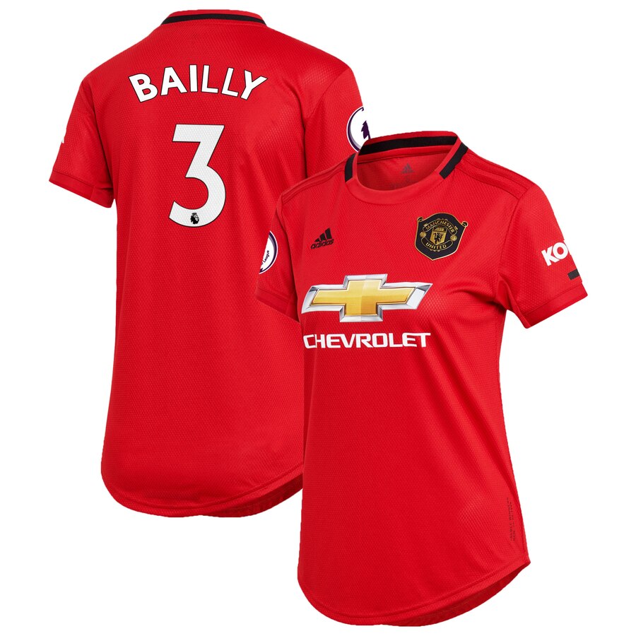 Eric Bailly Women's 2019/20 Home Replica Player Jersey – Red