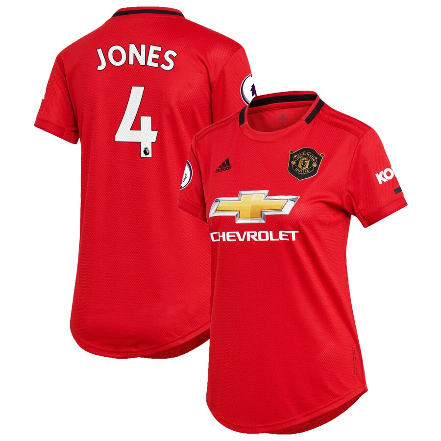Phil Jones Women's 2019/20 Home Replica Player Jersey – Red