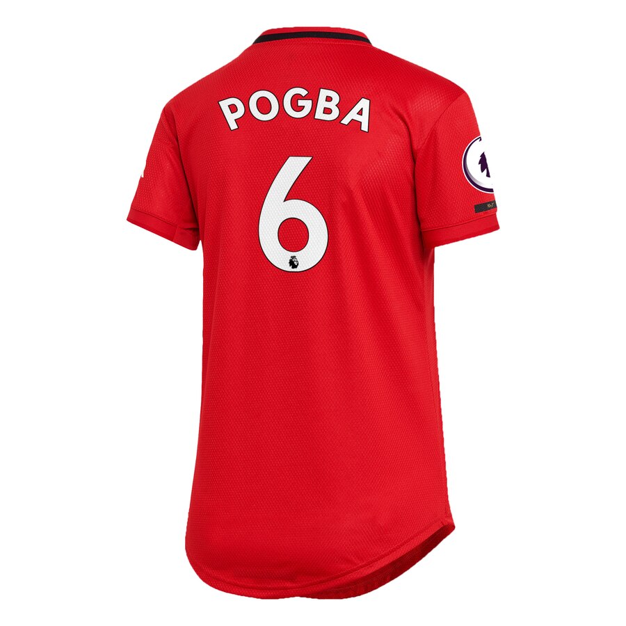 Paul Pogba Women's 2019/20 Home Replica Player Jersey – Red