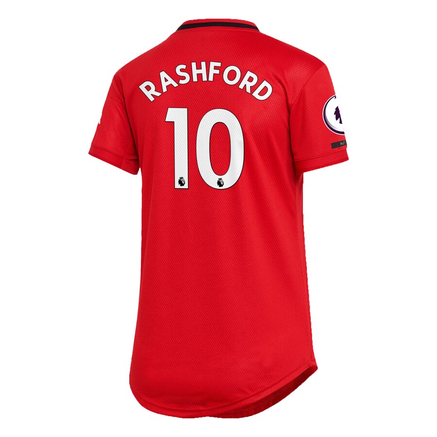 Marcus Rashford Women's 2019/20 Home Replica Player Jersey – Red