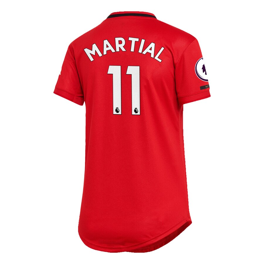 Anthony Martial Women's 2019/20 Home Replica Player Jersey – Red