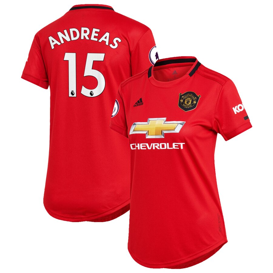 Andreas Pereira Women's 2019/20 Home Replica Player Jersey – Red