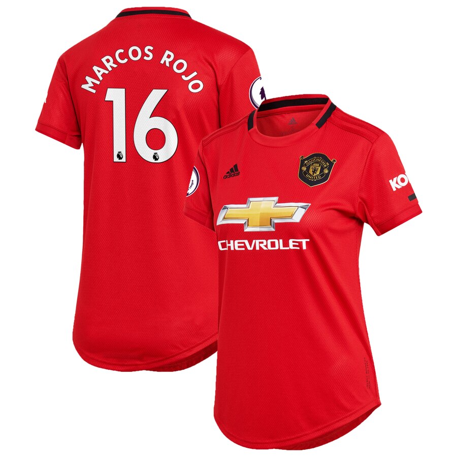 Marcos Rojo Women's 2019/20 Home Replica Player Jersey – Red