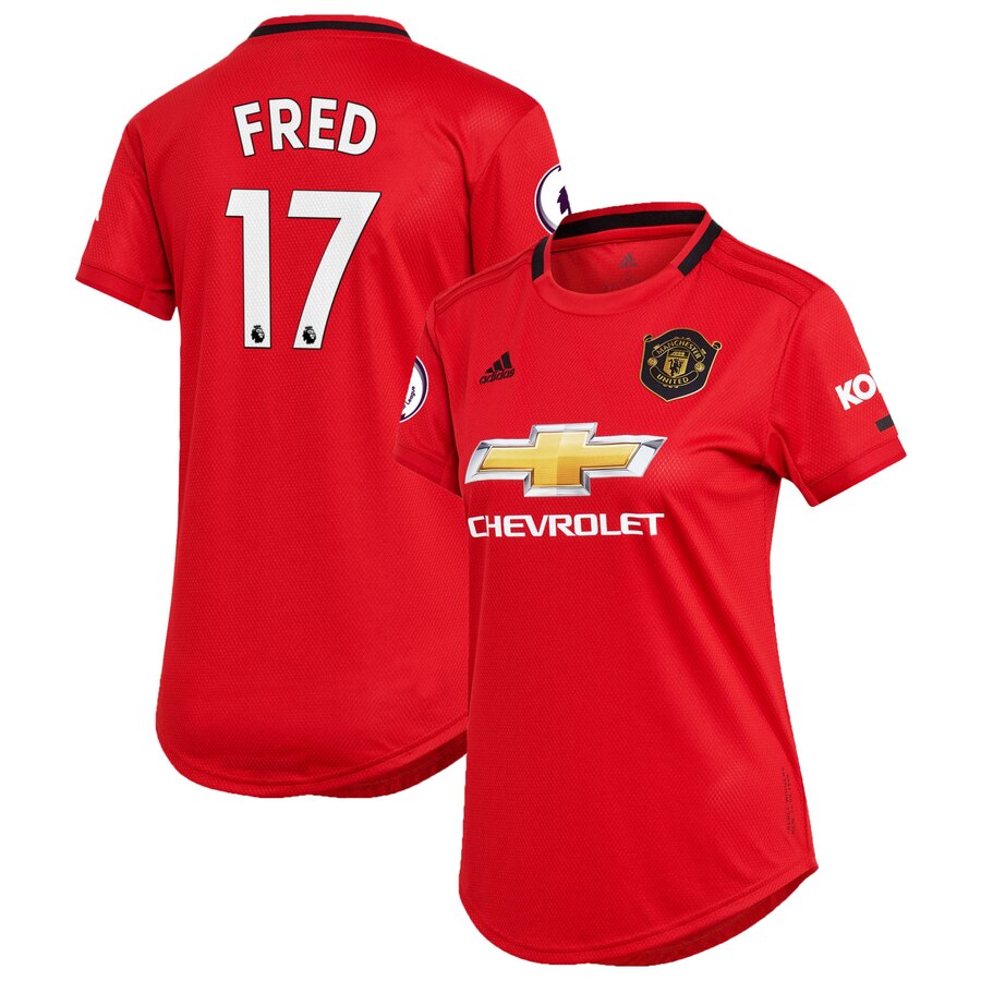 Fred Women's 2019/20 Home Replica Player Jersey – Red